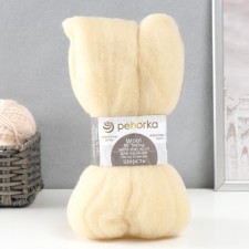 Fasting wool 100% semi-toned wool 50g (166-suction) mix