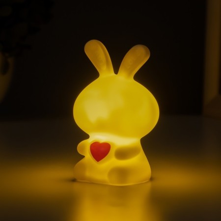 Spinker "Bunny with Heart" 2W Led LR44 white 4x4x8.5cm-2