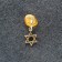 TALISTAR-TALISMAN "Star David", natural amber