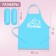 Apron for creativity with the overshielders "I love to draw"