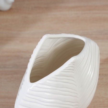 VAZA Ceramics Table "Benito" sheet, 26x21 cm, white-2
