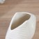 VAZA Ceramics Table "Benito" sheet, 26x21 cm, white