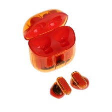 Wireless headphones Y89, TWS, inserts, BT 5.3, 30/300 mAh, transparent, orange
