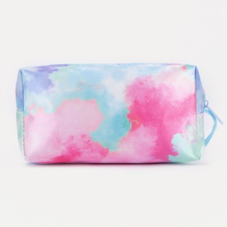 Cosmetic bag with lightning, blue color-1