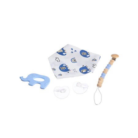 Gift set, 5 items "Elephant" blue, I crush me-1