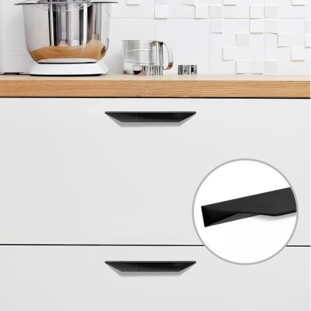 Furniture handle cappio, m/o = 96 mm, length 150 mm, color black