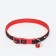Roger "Jeans" polyester with a bell, 34 x 1 cm, black and red