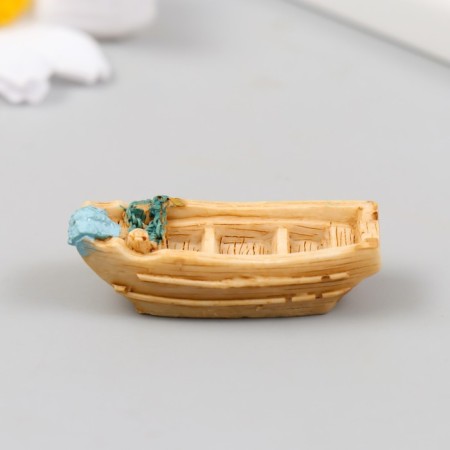 Figure for Florarium Polystone "Fish Boat" 4.5x2x1.5 cm-1