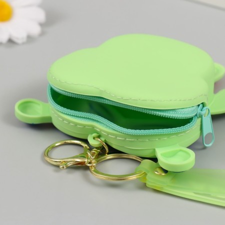 A keychain wallet with a carbine, strap Silicon "Wonderful Girl" 3x10.5x10 cm-3