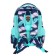 School backpack 37x28x14, ergonomic back, Devente Smart 14l, Happy Owl, for girls, turquoise/purple