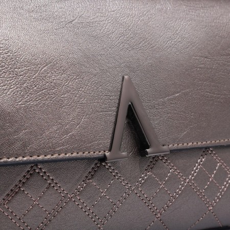 Bag-clate on magnet, long belt, bronze color-4