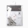 Apron Ethel Eco Light Grey, 60x70cm, 100% flax, 245 g/m2