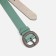 Women's belt, width 2.5 cm, screw, buckle metal, light green color