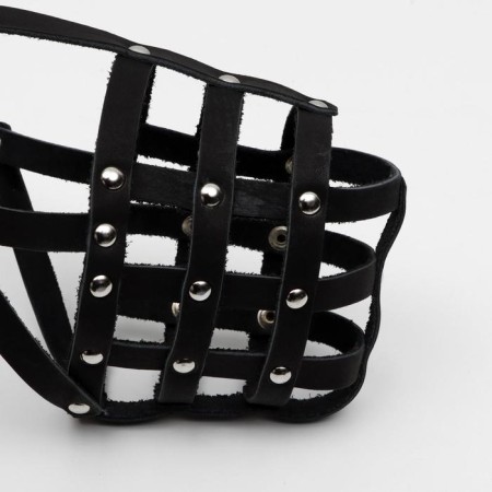 Muzzle No. 3, German shepherd bitch (length 9 cm, muzzle 32 cm), black-2