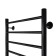 Electric towel "Sanprise" Aurora P6, 500x600 mm, universal, black