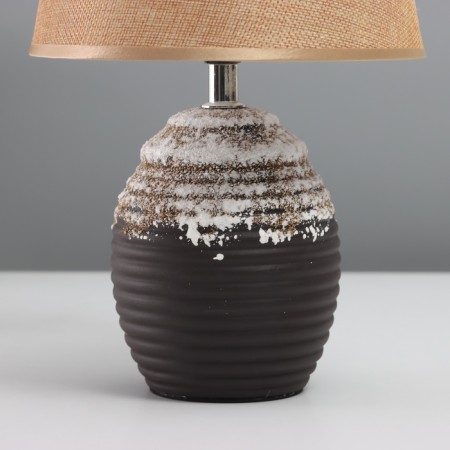 Table lamp "Cong" 1x40W E14 brown 19.5x19.5x34cm-3