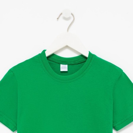 T -shirt for children, green color, height 152 cm-5