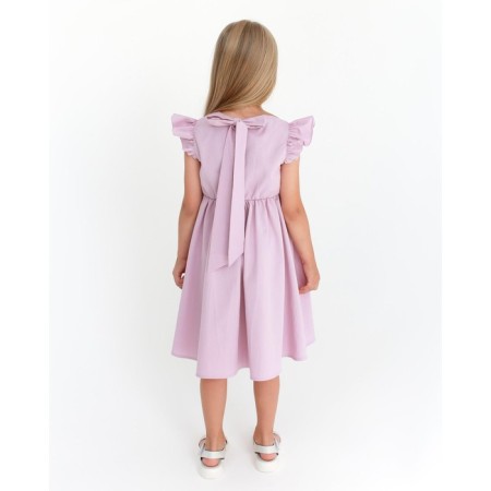 Платье детское KAFTAN "Бант", р. 30 (98-104), лиловый-4