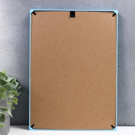 Photo frame L-2 21x30 cm Blue (plastic screen)-2