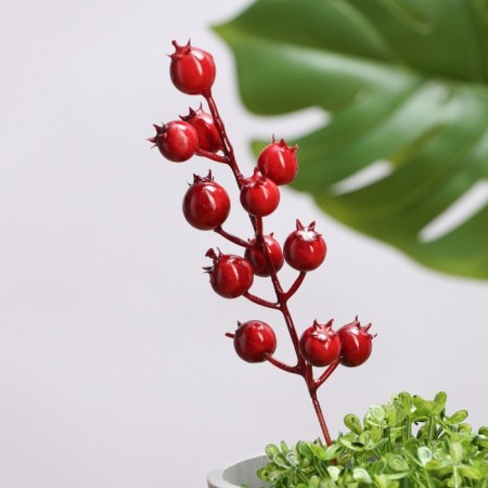 Set of plugs "Berries" 15 pcs, red, 4x4cm/20cm-1