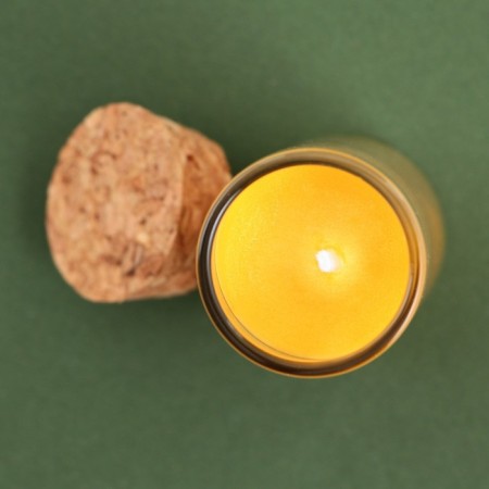 New Year's candle in a flask "Orange"-7
