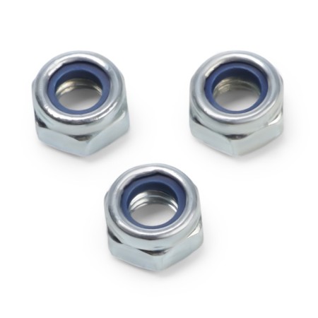 Gaika Stroybat, with a locking ring, Din985, galvanized, M6, 14 pcs-1
