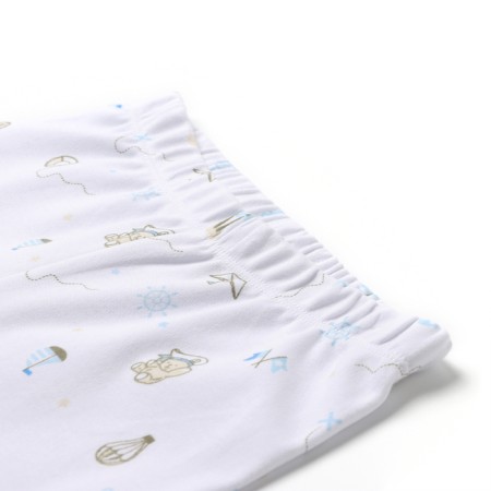 Pajama nursery, color, white/blue, height 98 (3 g)-3