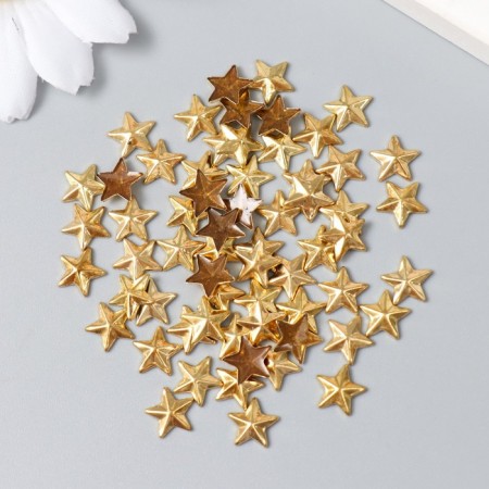 Decor for creativity Metal "Star" set 60 pcs 0.8x0.8 cm-2