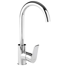 Accoona A4512 kitchen mixer, one -leaf, with a nut, chrome