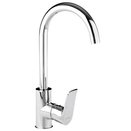 Accoona A4512 kitchen mixer, one -leaf, with a nut, chrome