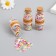 Glitter in the jar "Rainbow umbrellas" set of 3x6 g set 3 pcs 5x2x2 cm