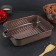 Baking sheet, 4.5 l, brown color