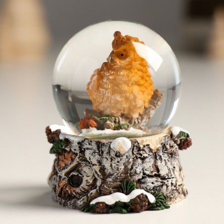 Souvenir Polystone Water Ball "Filin" 4.5x4.5x6.5 cm-5