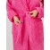 Women's bathrobe, with a shack, size 56-58, pink color