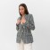 Jacket tweed double -breasted mist p. 50. Blue
