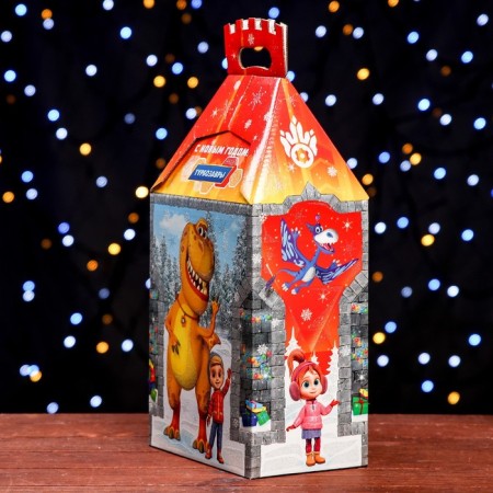 Gift box "Turbosaurs", castle, 19 x 11.9 x 35.5 cm-3