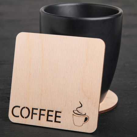 Hot Coffee, 9 × 9 cm stand