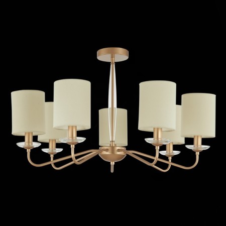 Ceiling EVOLUCE lamp. Sle108002-07. Rita. 7x40 W, E14, 75x75x44 cm, golden color-3