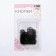 The buttons are sewing, decorative, d = 15 mm, 10 pcs, black color
