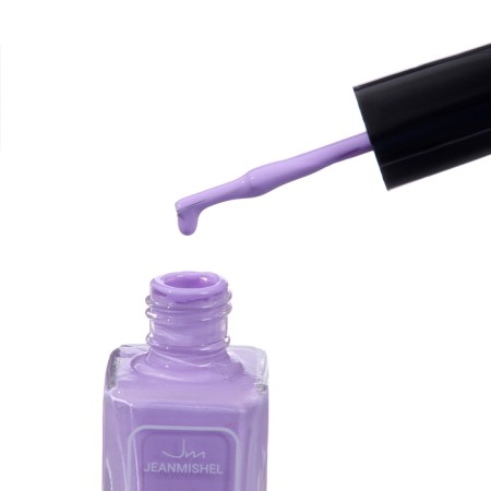 Nail polish with Nude Collection gel effect, tone 316, pastel-purple, 12 ml-3