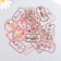 Stickers for creativity "Tags - red flowers" set 30 pcs 0.2x8x11 cm