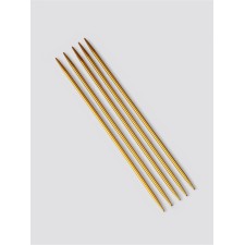Knitting knitting needles 15cm D3MM (5pcs) PVC package aluminum gold a