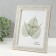 Photo frame plastic 15x20 cm "Krakelyur. Gold on white" 18x23.8 cm