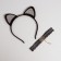 Carnival set adult "glamorous cat", rims, ears, chocker