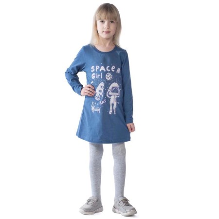 Платье детское Space Girl, рост 116 см, цвет индиго-3