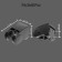 Holder for shower watering can Zein Z100, adjustable, black