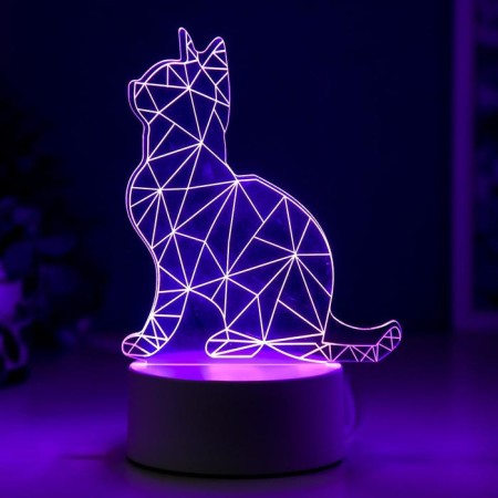 Lamp "Cat Sygia" Led RGB from the network-4