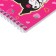 Notepad A6, 60 sheets in a cage on the crest of Kuromi, covers cellulose cardboard, OFSET block