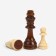 Board game 3 in 1 "Russia and America": chess, checkers, backgammon, wood, 50 x 50 cm