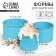 A set of silicone forms for baking "HB" blue, 3 pcs.